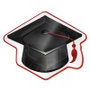 8 piatti sagomati graduation