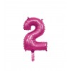 Palloncino n° 1 fucsia 36 cm
