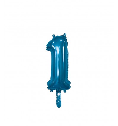 Palloncino n°0 blu 36 cm