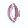 Candelina numero 9 Oro chrome