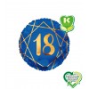 Palloncino 18 anni geoide nero